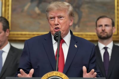 El presidente de Estados Unidos, Donald Trump